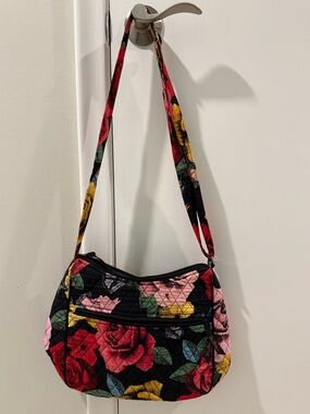 Vera Bradley Floral Quilted Bag - Black/Multi